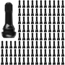 Elsjoy 100 Pack TR413 Tire Valve Stems, Tubeless Rubber Snap-in Tire