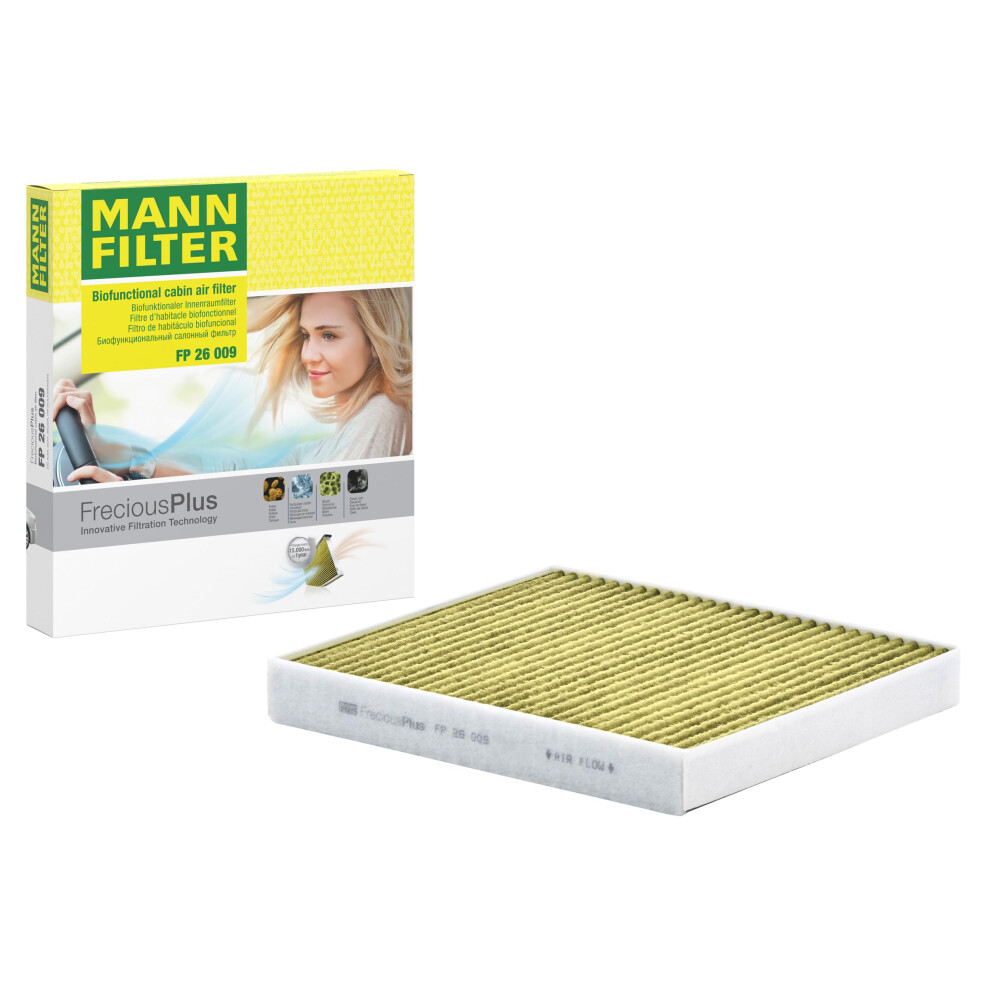 Mann-Filter Fp 26 009 Cabin Air Filter - Freciousplus Biofunctional 5000006207521