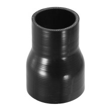 X AUTOHAUX 60-80mm/2.36"-3.15" ID 127mm/5" Length 0 Degree Silicone