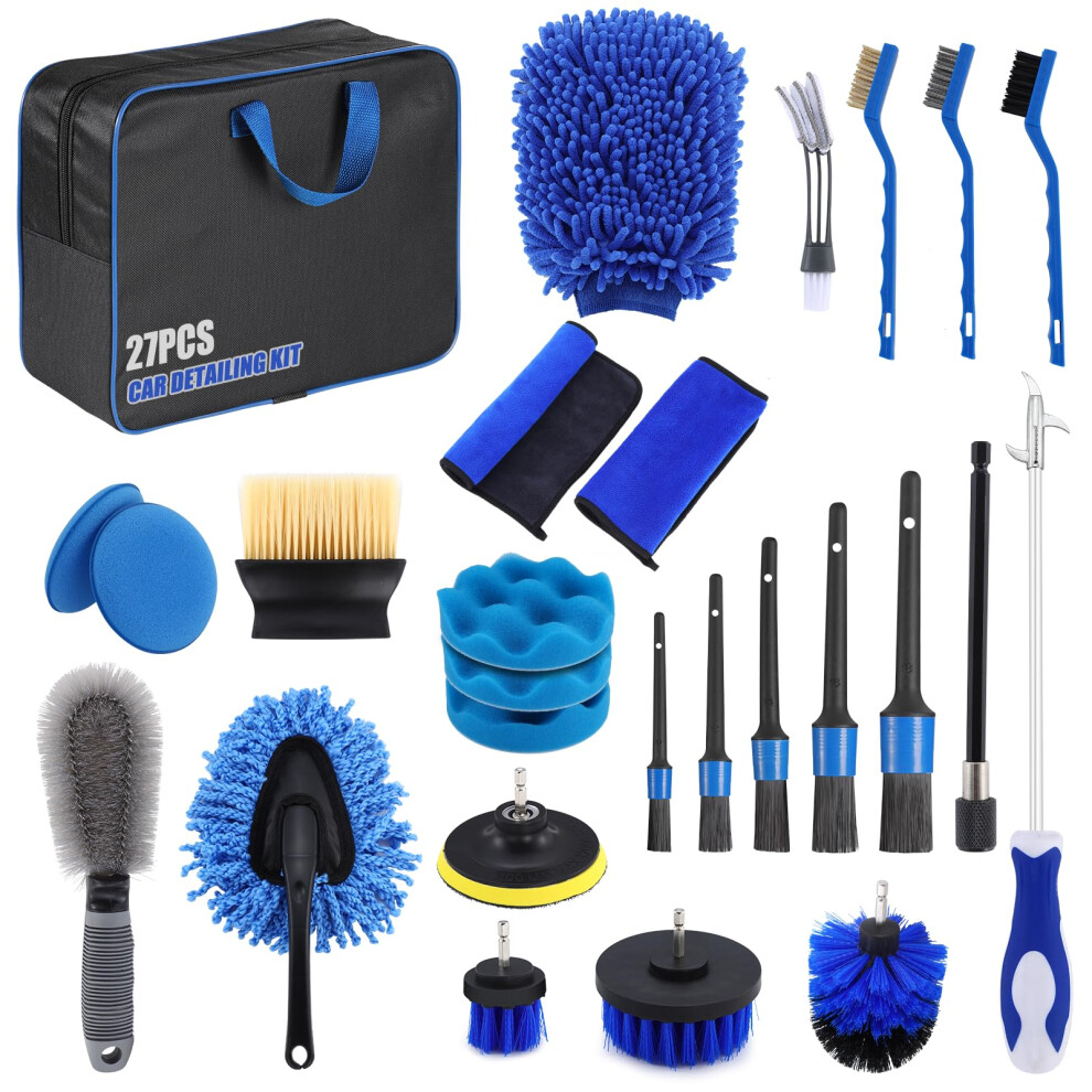 Goyoxoky Car Cleaning Kit 27Pcs, Car Washing Kit Interior & Exterior 5001342249152