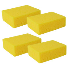 Tek Automotive Large Rectangular Car Wash Sponge – Pack of 4 Non