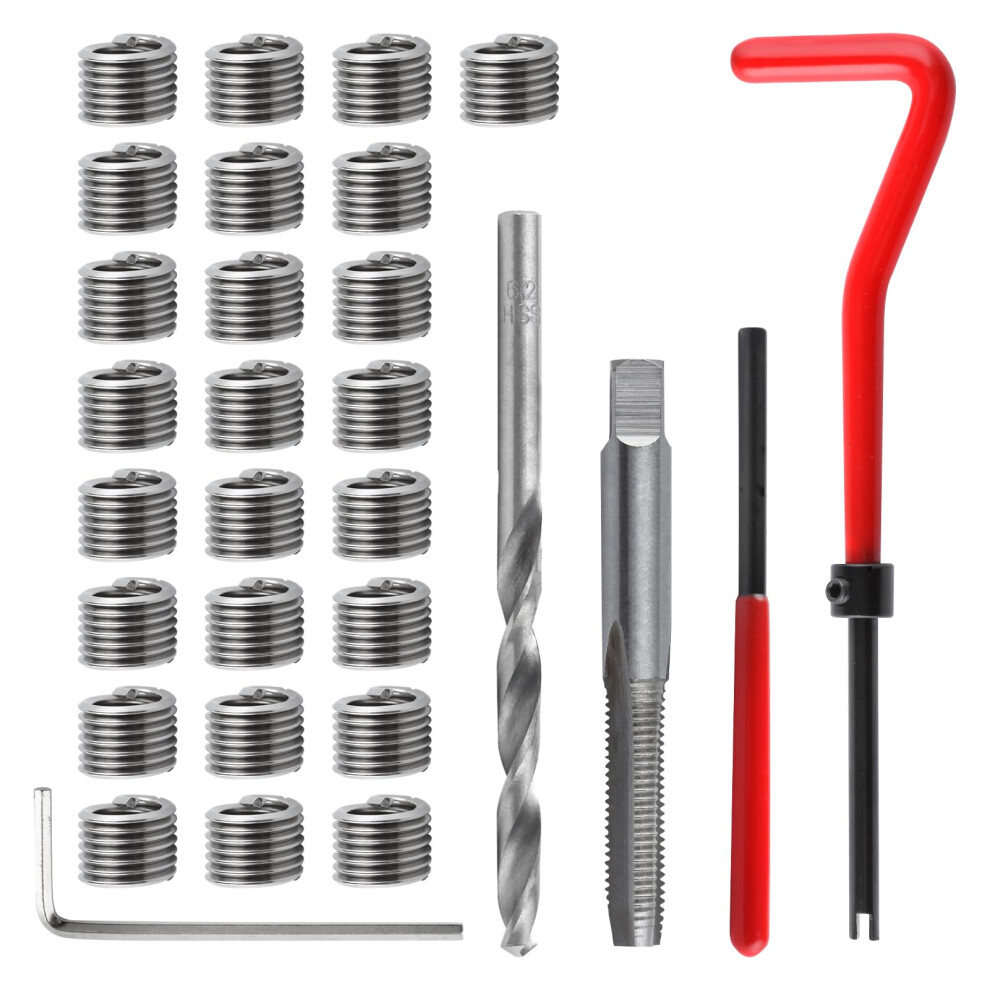 Leontool 30 Piece M8x1.25 Thread Repair Kit, Metric Thread Repair 5002207672276