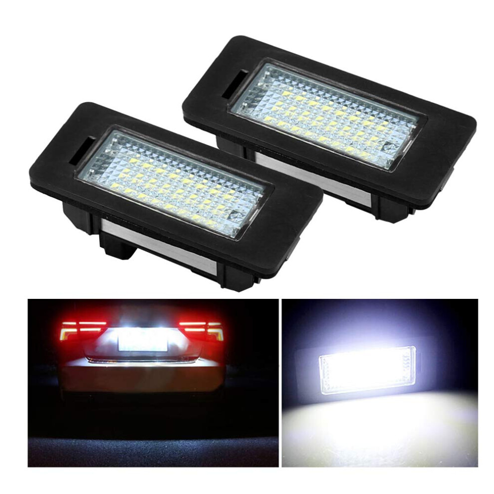 Hoypeyfiy Number Plate Lights Rear Licence Number Plate Lamps For E39 5006968292520