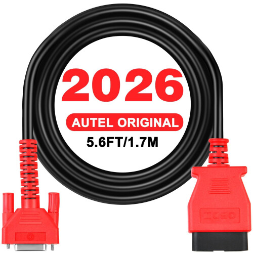 Autel Autel OBD2 Main Test Cable, Original 5.6FT 1.7M 16 Pin OBDII