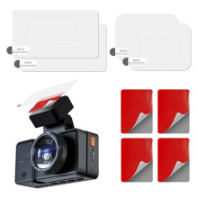 4 Pair Dash Cam Sticky Pads, for Cars, for Dashboards, Double-Sided