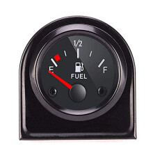 Gebildet Fuel Level Indicator, 2 Inch 52 mm E-1/2-F Pointer Universal