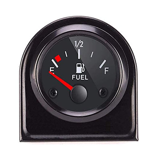 Gebildet Fuel Level Indicator, 2 Inch 52 mm E-1/2-F Pointer Universal