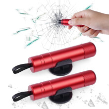 URAQT Car Safety Hammer 2Pcs, Portable Glass Breaker, 2 in 1 Car