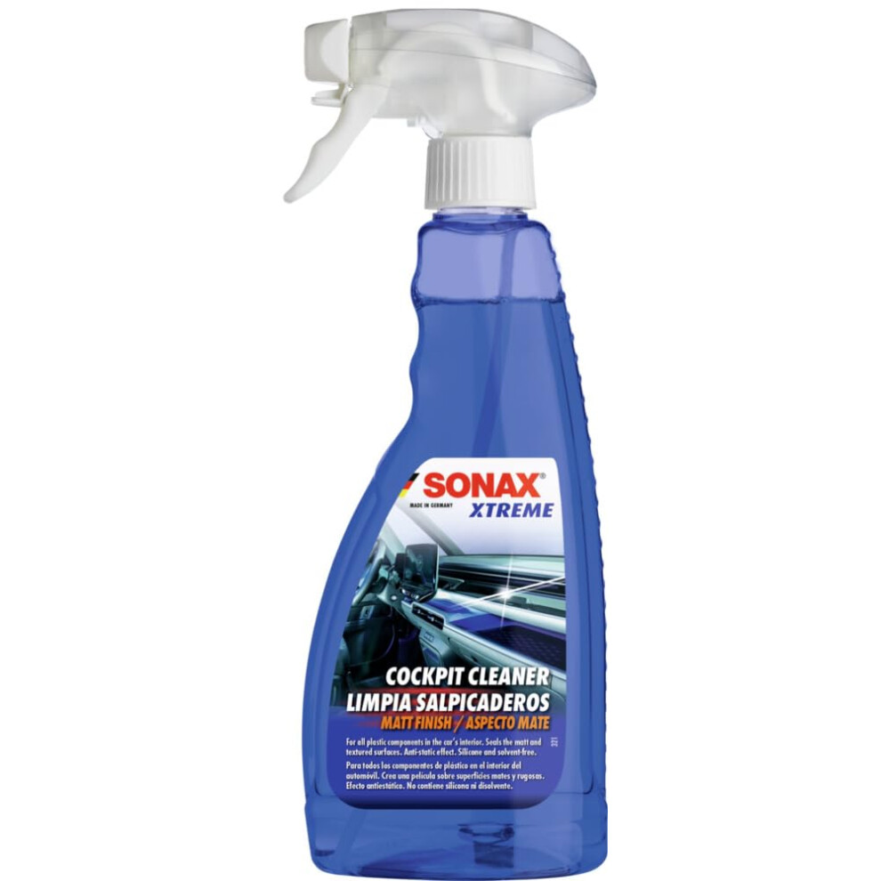Sonax Xtreme Cockpit Cleaner (500 Ml) - For All Plastic Components In Black/White/Yellow 5009246355641