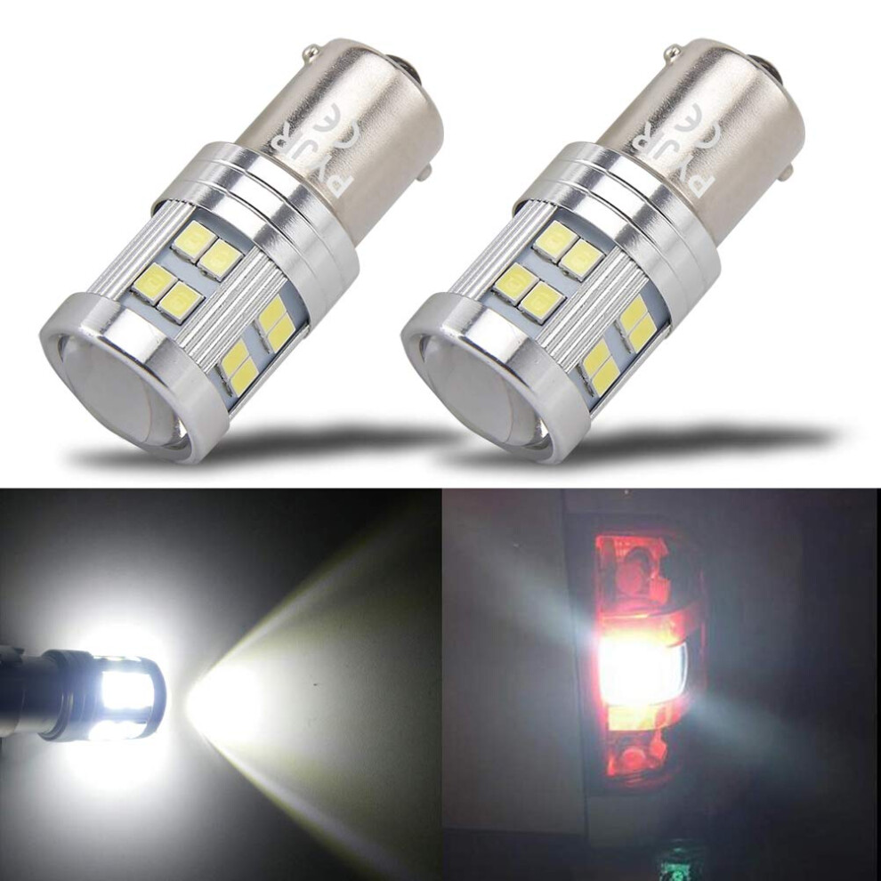 P21w 1156 Ba15s Led Bulb Super Bright 6000K, With Projector 6W White 5005560488966