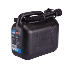 Draper 09053 Plastic Fuel Can, 5L, Black, One