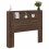VidaXL vidaXL Storage Headboard with LED Brown Oak Engineered Wood 4