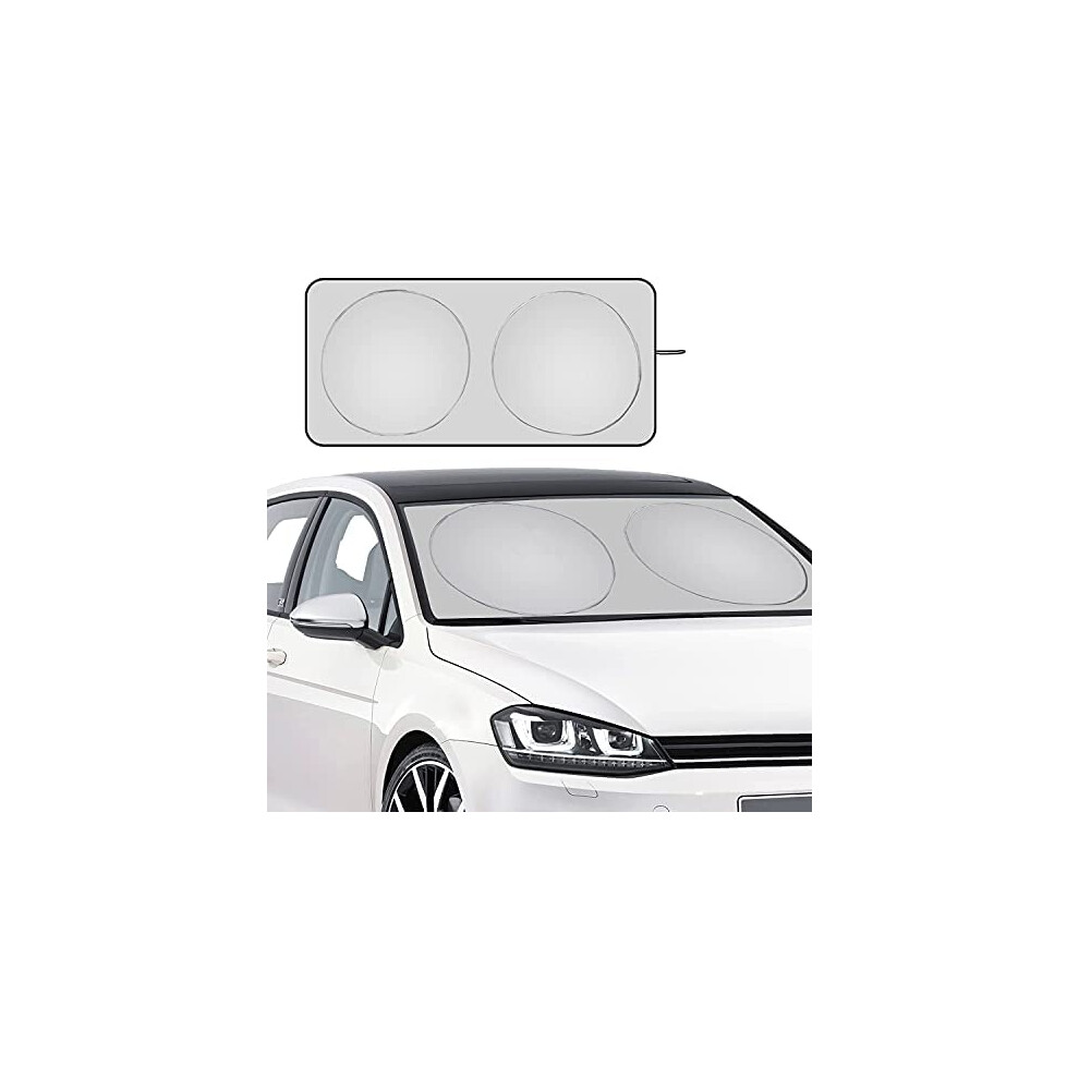 Uraqt Car Sun Shade Windscreen Sunshade, Car Windshield Sun Shade, 5009500207556