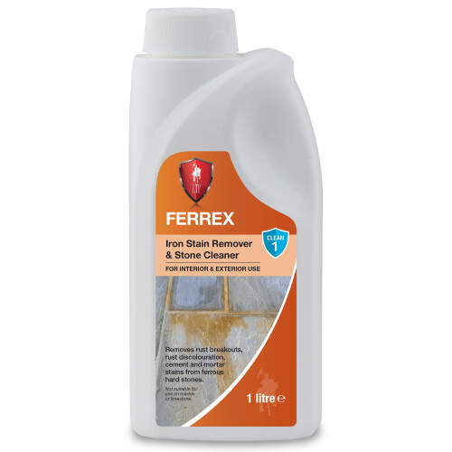 LTP Ferrex Stone Cleaner| removes Rust outbreaks, Rust discolouration