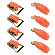 AKOLAFE 4PCS Ratchet Straps 6m x 4cm Ratchet Straps Heavy Duty 2000kg