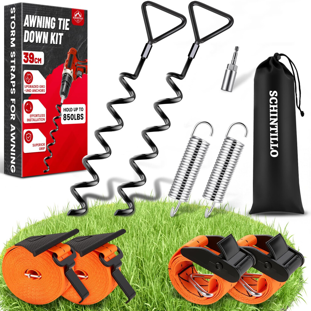 Awning Tie Down Kit Storm Straps For Motorhome Awning & Caravan 5004536593703