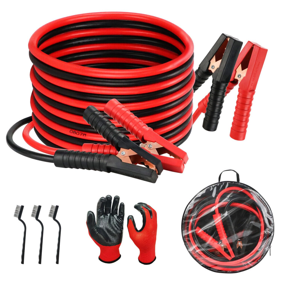 Jump Leads Car Van Battery Jumper Cables, Heavy Duty 2000Amp 4 Meters 5007853250205