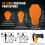 PSLER CE-1 Motorcycle Armor Back Pad and CE-2 Elbow Shoulder 2