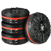 Adiwo Car Spare Tire Covers 4 Pack, 13-18 IN Tyre Bag Set, Diameter