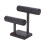 3St Haarband Opberger Donkergrijs Scrunchie Display Stand 10