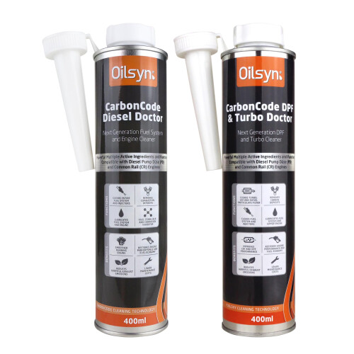 Oilsyn CarbonCode Diesel Doctor and DPF & Turbo Dr Combo Pack - 2 x