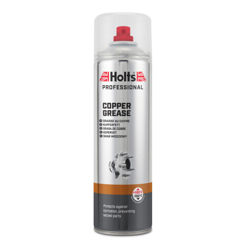 Holts Copper Grease Spray - High Temperature, High Performance for