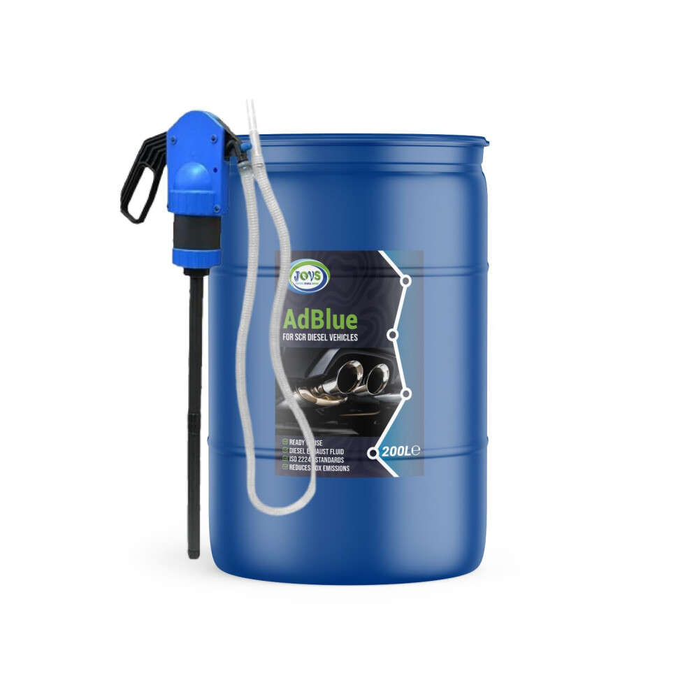 Jovs Adblue 200 Litre Barrel Universal Diesel Exhaust Fluid Additive