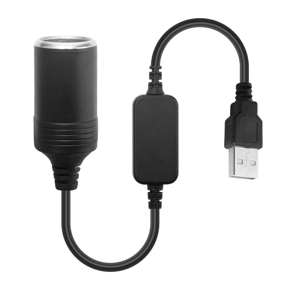 Usb To 12V Cigarette Lighter Adapter 5V Usb Male To 12V Cigarette Brown 5007805566545