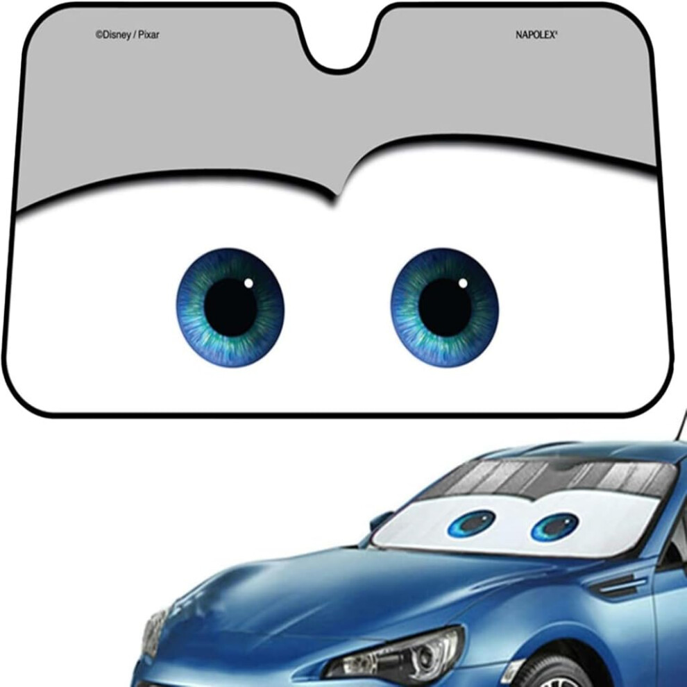 Cartoon Car Visor, Foldable Windscreen Sunshade, Keep Car White 5006195817022