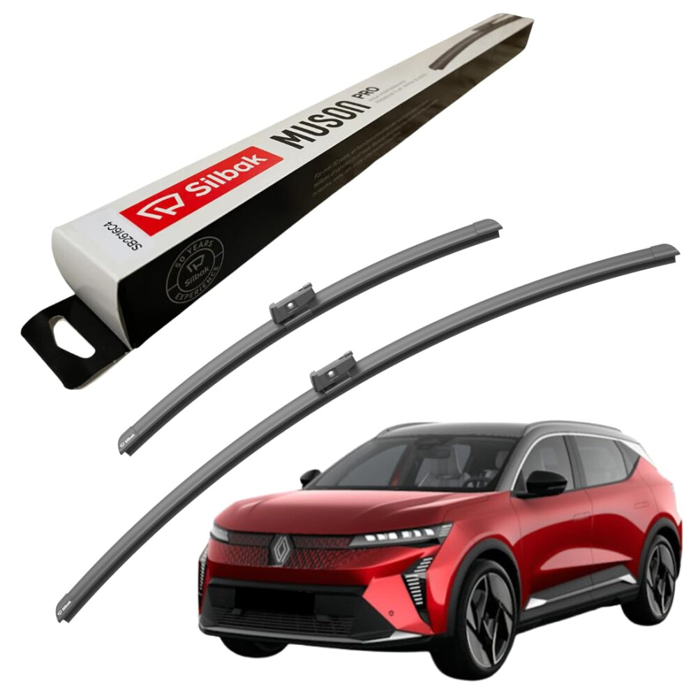 Silbak Windscreen Wipers, For Renault Scenic E-Tech (2023 Onwards) 5009647405518
