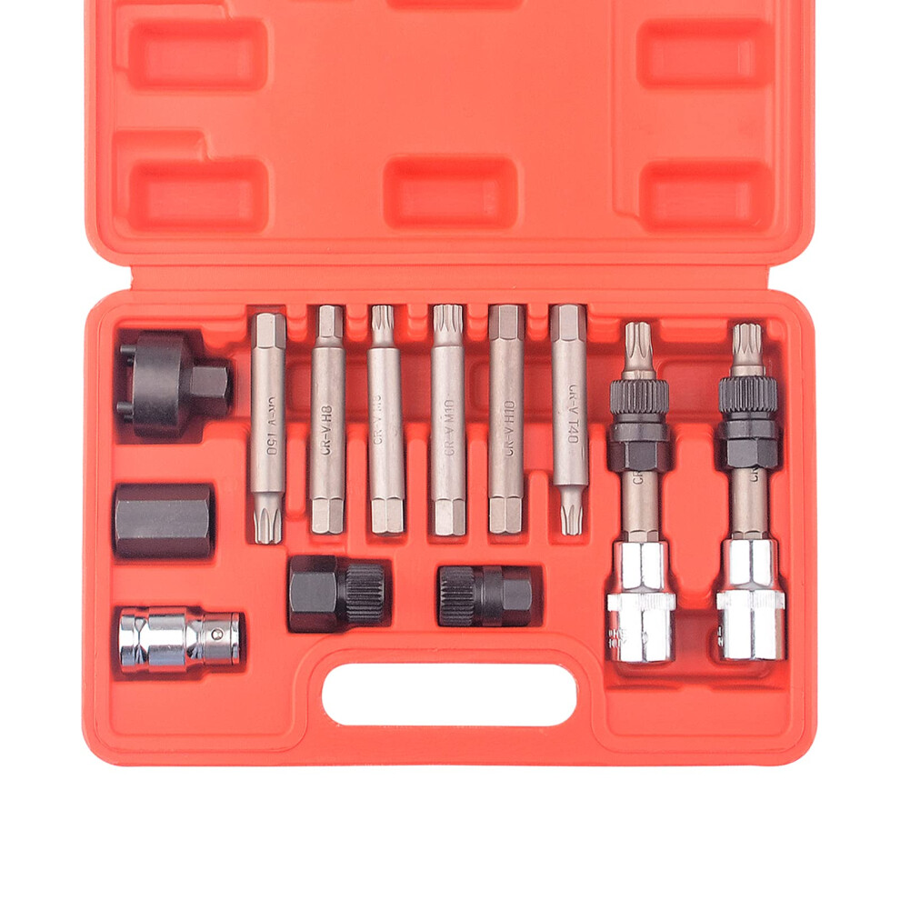 Dayuan 13 Pc Alternator Freewheel Pulley Car Garage Tool Kit Hex 5001532982265
