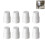 8 Pcs Universal Radiator Valve Caps, White Plastic Radiator Valve Cap 1