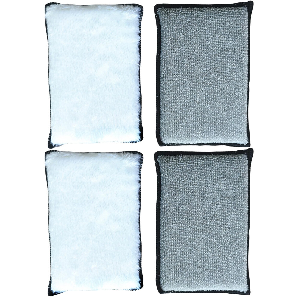 4 Pcs Car Detailing,Car Sponge,Car Wash Sponge,Scrub,Double Sided 5008982798217