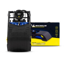 MICHELIN Digital Double Barrel Foot Pump - Heavy Duty Football Pump