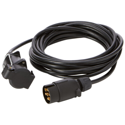 Maypole 7 Pin 6 m Straight Extension Lead (Plug To Socket), for