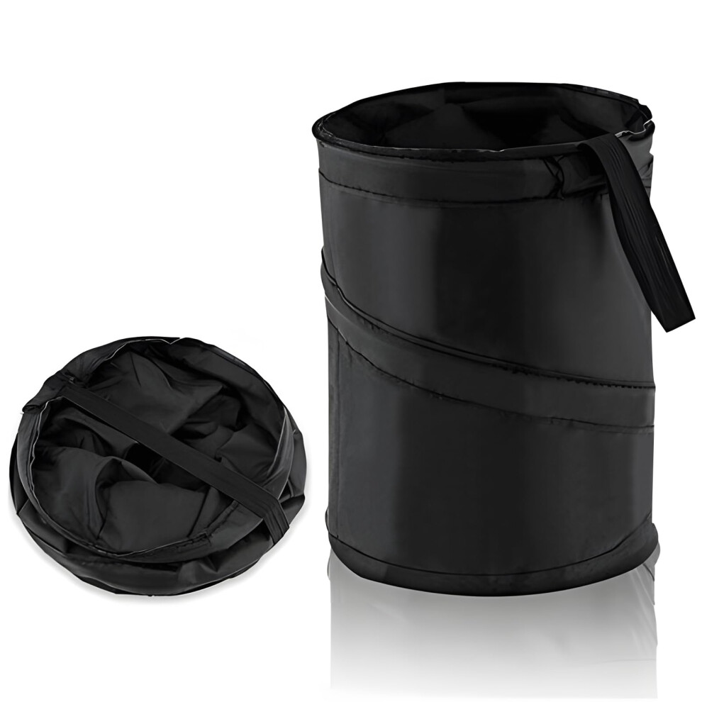 Compact Mini Collapsible Car Bin, Compact Foldable Car Rubbish Black 5008824954542