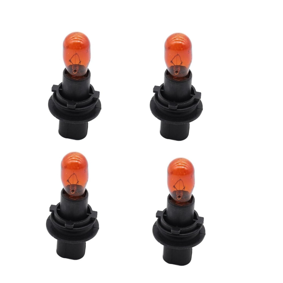 Takpart 4 Pcs Wing Mirror Indicator Repeater Lamp Bulb With Holder 5002285851495