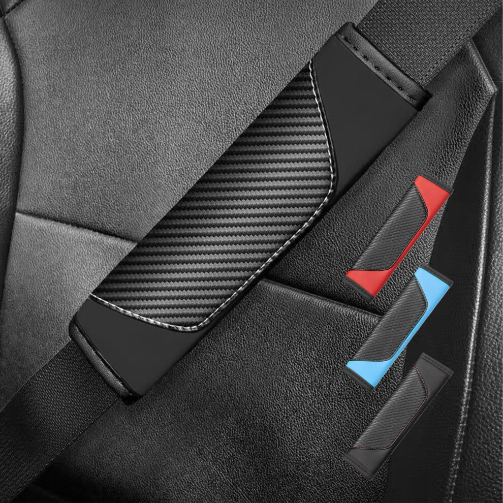 Flintronic Car Seat Belt Cover, 3Pcs Seat Belt Shoulder Strap Covers Anthracite 5003053887111