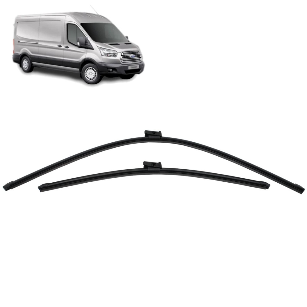Biaren Front Windscreen Flat Wiper Blade Set For Ford Transit Mk8 5006941964680