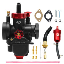 Racing Carb PE19mm Carburetor with Filter Choke Kit Fit 100cc to