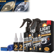 Headlight Restoration Kit,Professional Headlight Cleaner and Restorer
