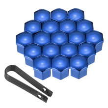 PATIKIL 17mm Wheel Lug Nut Cover Bolt Caps, 20 Pack Universal Car