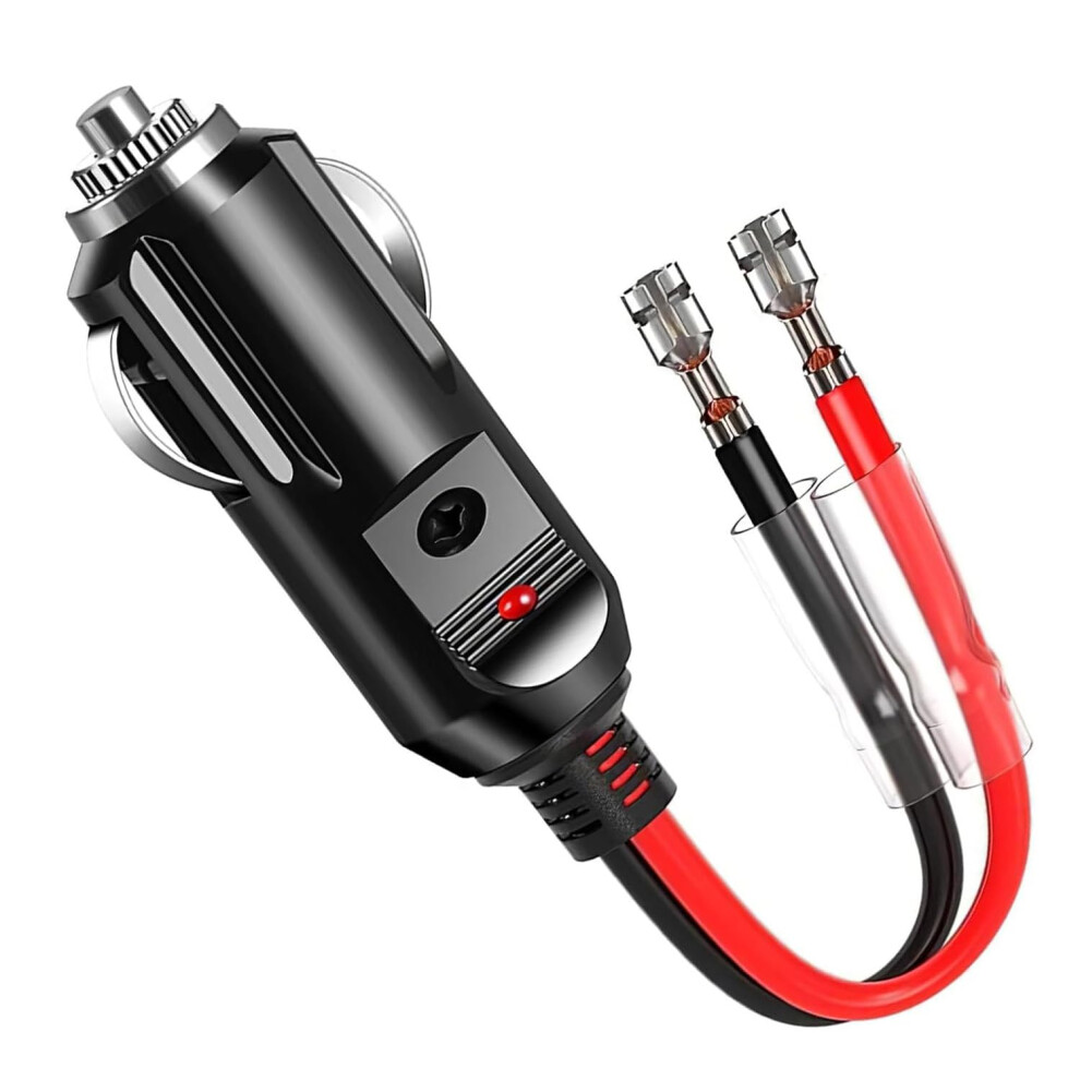 12V Car Cigarette Lighter Male Plug To Bullet Female Terminal Adapter 5009707898076
