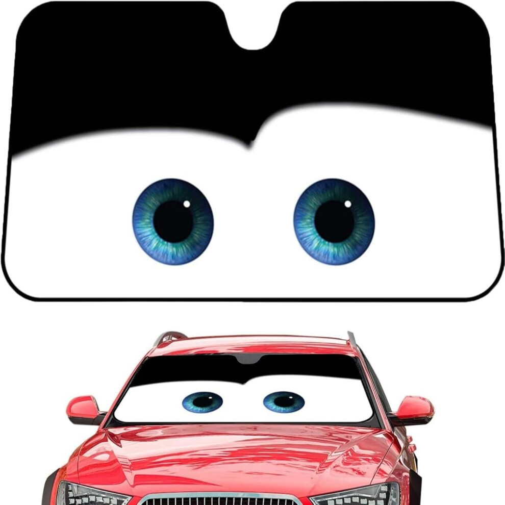 Cartoon Car Visor, Front Window Sunshade, Foldable Windscreen 5008066427057