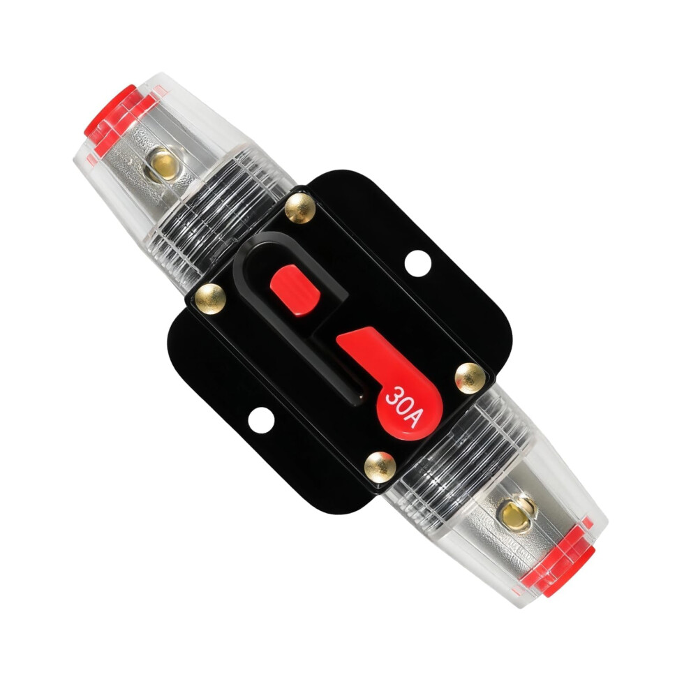 30Amp Circuit Breaker, 30A Car Circuit Breaker, Audio Inline Fuse Light 5005947790958