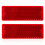 DARKGUARD Self Adhesive Reflectors,Stick On Reflectors Red 1