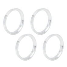 X AUTOHAUX 4pcs 73.1 to 63.4 mm Aluminium Alloy Car Hub Centric