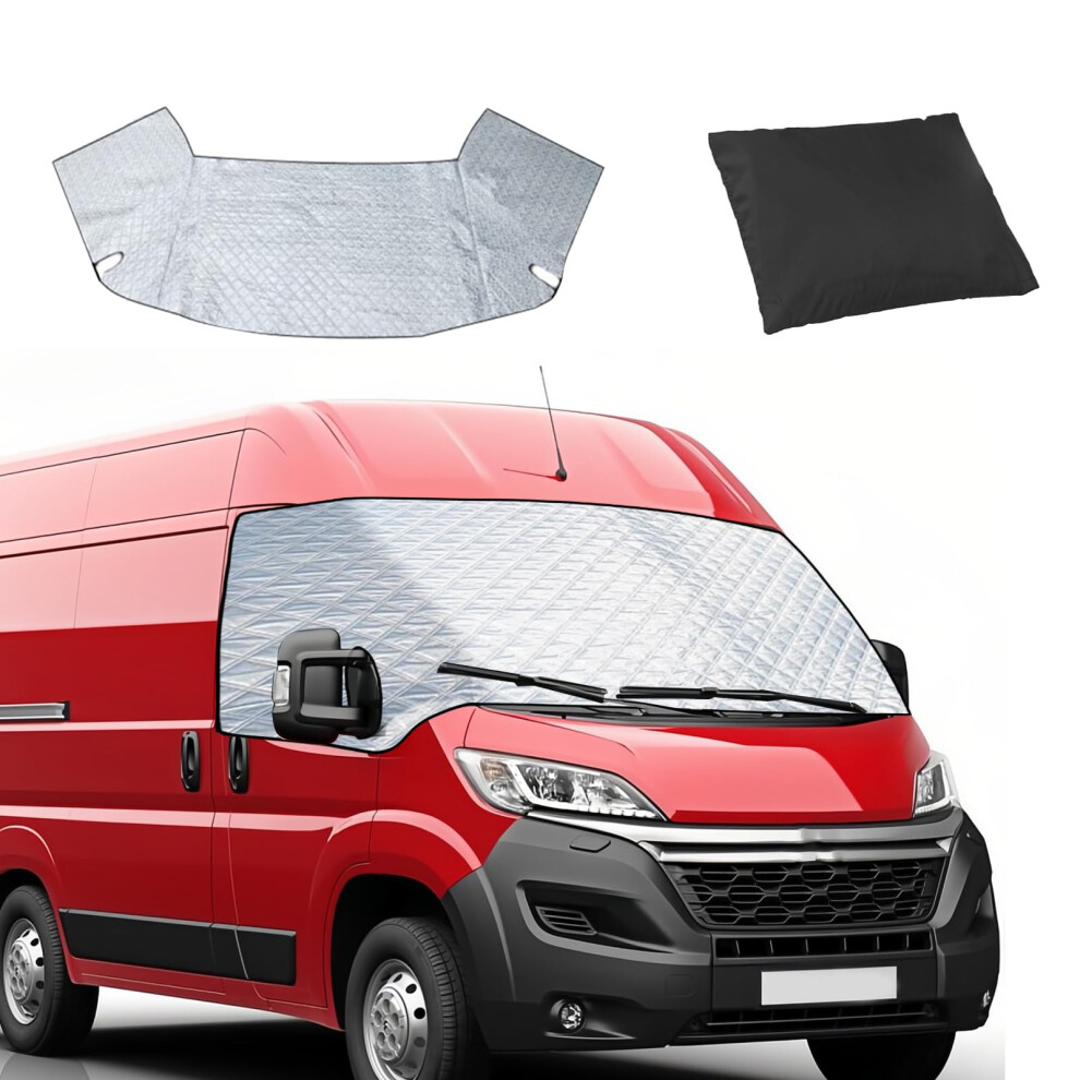 Thickened Windscreen Cover For 2006-2022 Peugeot Boxer/Citroen Blue 5003690143328