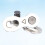 1Paire Connecteur De Argent Durable Réparation Facile 8