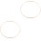 2Pièces Cercles Métalliques Dorés Pour DIY -Rêves Macramé 2